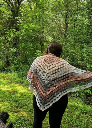 Maple Triangle Shawl Pattern