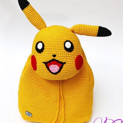 Pikachu Backpack Crochet Pattern