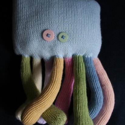 Wonky octopus - knitting pattern