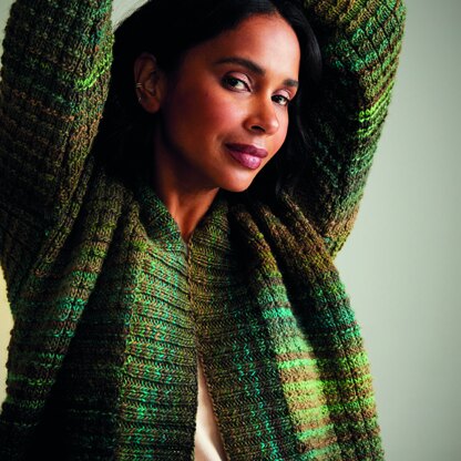 Sirdar 10720 Evergreen Edge to Edge Cardigan PDF