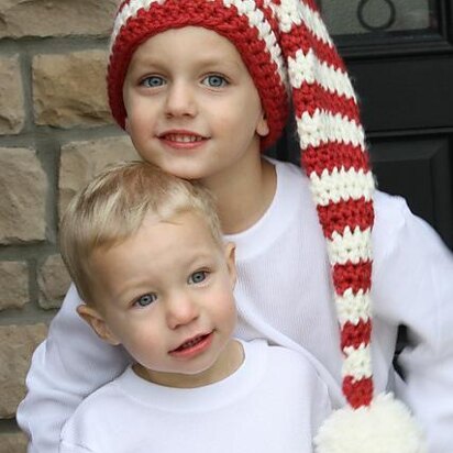 Bulky Weight Crocheted Holiday Stocking Cap