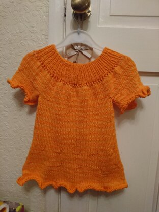 Tangerine dream girls ruffled summer top