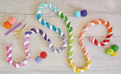 Rainbow Fan and Twist Garlands