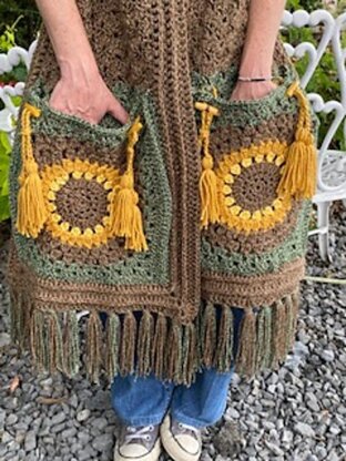 Sunflower Pocket Shawl