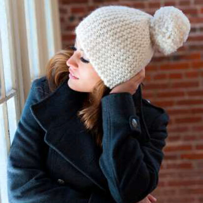 Short Row Hat in Plymouth Yarn De Aire - F546 - Downloadable PDF