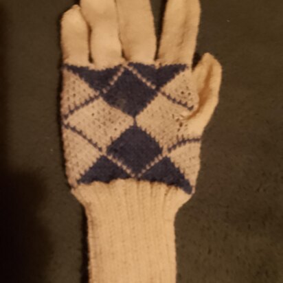 Tartan gloves