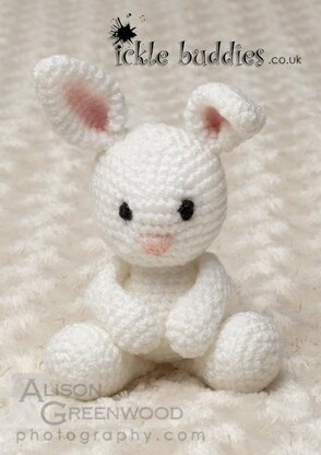 Plush Crochet Pattern - Bunny - pdf Digital download - UK Terminology