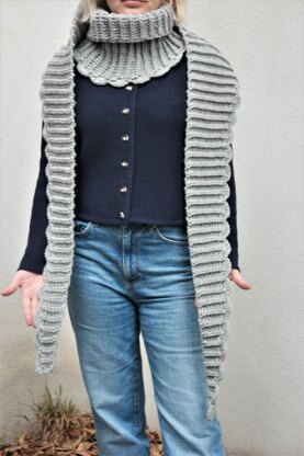 Long & Narrow Crochet Pattern in English and German