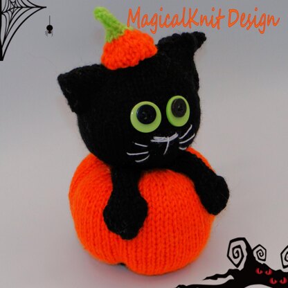 Pumpkin Kitten MagicalKnit