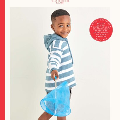 Boys Hoodie in Sirdar Snuggly 100% Cotton - 2577 - Downloadable PDF