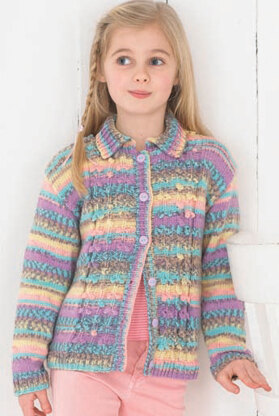 Baby and Girls Jackets in Sirdar Snuggly Baby Crofter DK - 4483 - Downloadable PDF