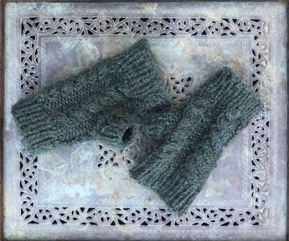 Four Stitch Cable Mittens