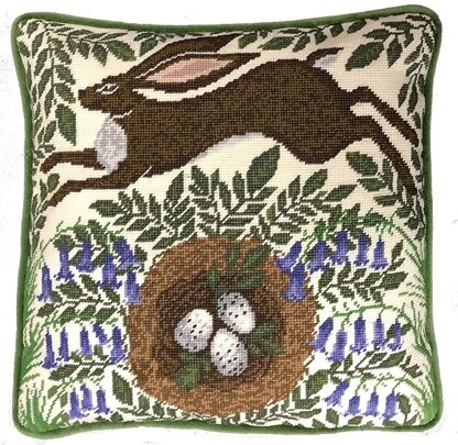 Bothy Threads Spring Hare Needlepoint Kit - 35cm x 35cm