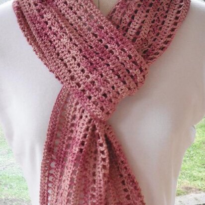 March crochet scarf