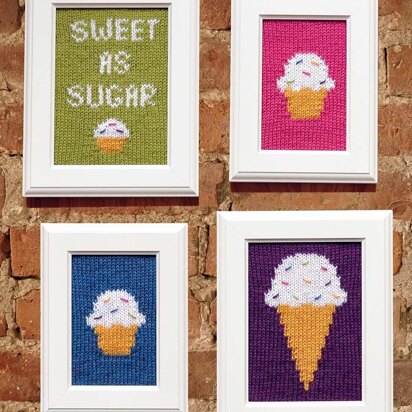 Sweet Treats Knitted Wall Art