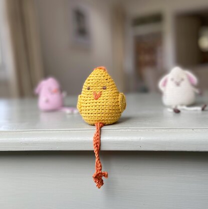 Amigurumi Crochet Animals: Easter chick, lamb and bunny