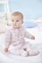 Matinee Coat, Cardigan,Bootees in King Cole Little Treasures DK - 5852 - Leaflet