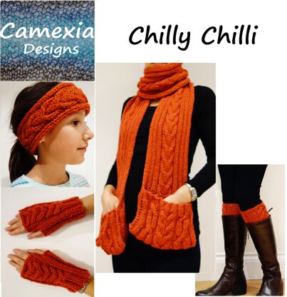 Chilly Chilli Fingerless Gloves