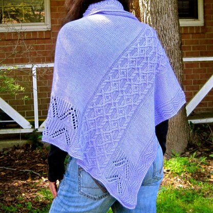 Debi's Cabled Poncho