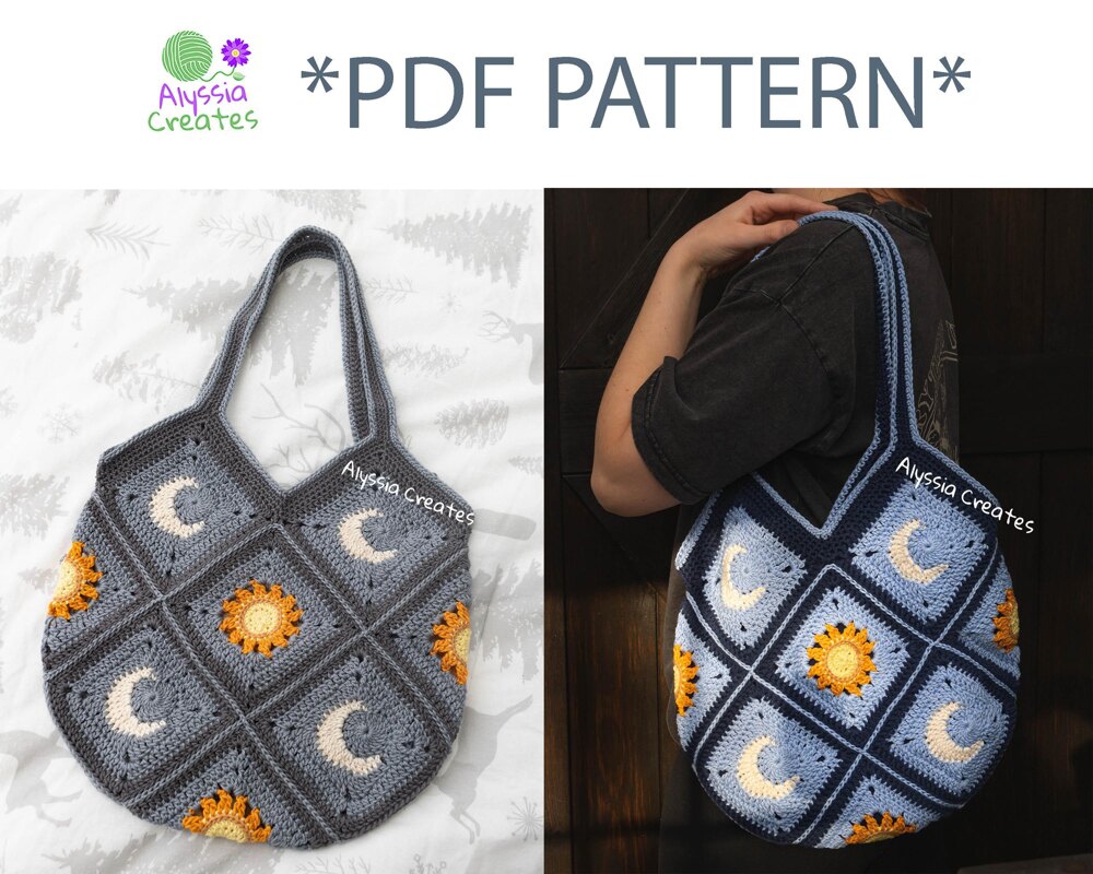 Amagansett Tote Bag Crochet Pattern — Two of Wands