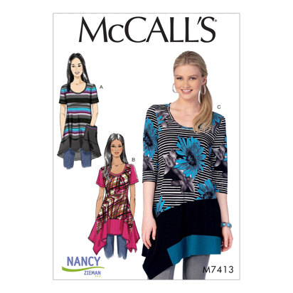 McCall's Misses'/Women's Tops M7413 - Sewing Pattern
