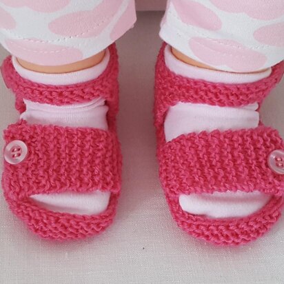 Victoria - 4ply baby sandals