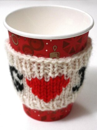 Heart warming cup sleeve