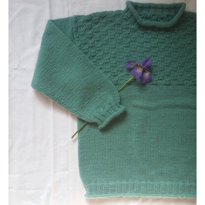 Yankee Knitter Designs 28 Basketweave Pullover for the Family PDF