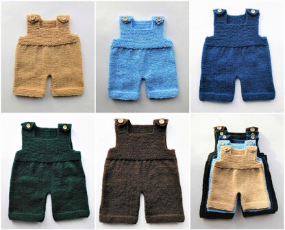 DUNGAREWS Baby's Shortie Dungarees