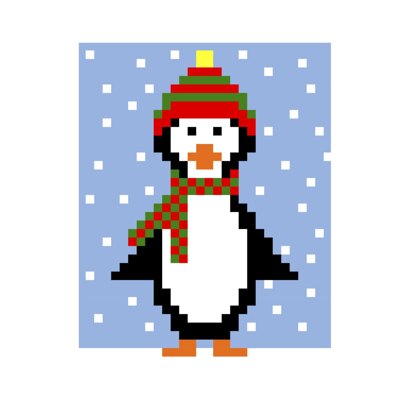 Penguin Graphghan Chart & written colour changes