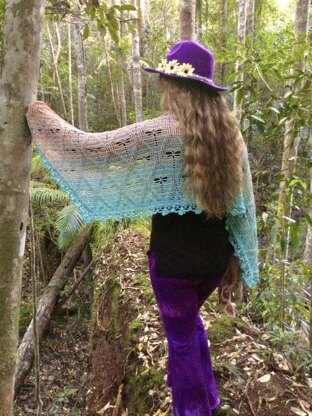 Rainforest Dragonflies Shawl