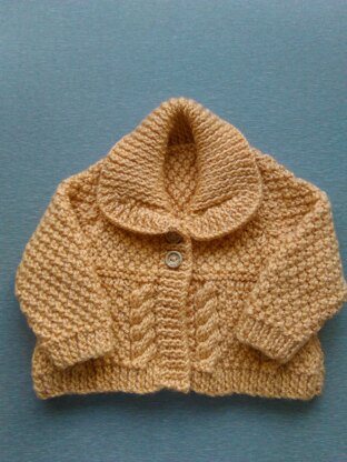 Baby girl aran cardigan