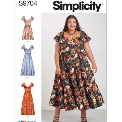 Simplicity Women's Dresses S9704 - Sewing Pattern