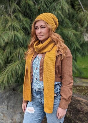 Clayton Hat and Scarf Set