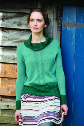Portia Sweater in Artesano Alpaca Silk 4 Ply