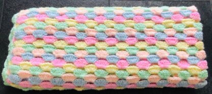 Pastel Shells Baby Blanket