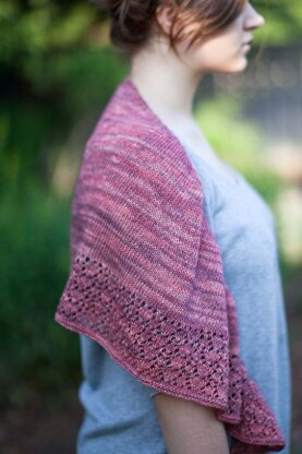 Crocus Shawlette