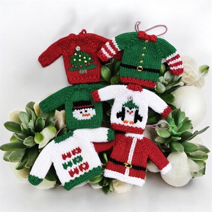 Mini Xmas Sweater Ornaments