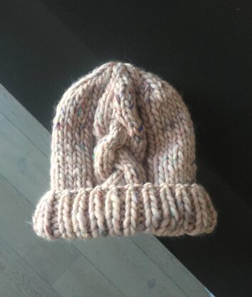 Chunky Cable Winter Hat