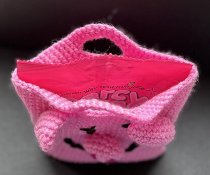 Piggy Crochet Gift Bag