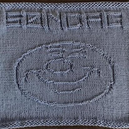 Søndag/Sunday dishcloth/Karklud - knitting pattern