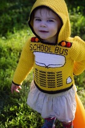 School Bus Toddler Hoodie
