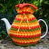 Springtime Flowers 4 Cup Teapot Cosy Knitting Pattern