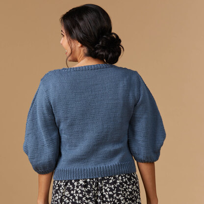 #1302 Andromeda - Sweater Knitting Pattern for Women in Valley Yarns Westhampton by Valley Yarns