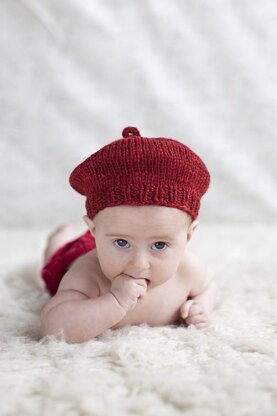 Windmill Beret in Aran