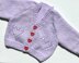 Hearts and Sparkle Baby cardigan