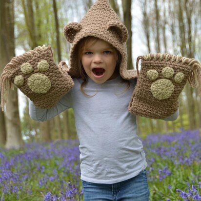 The Bramble Bear Hooded Scarf