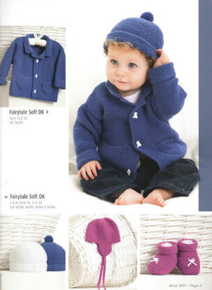 6 Styles for Babies and Toddlers by Patons- 3851