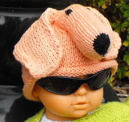 Baby Big Ears Sausage Dog Beanie Hat