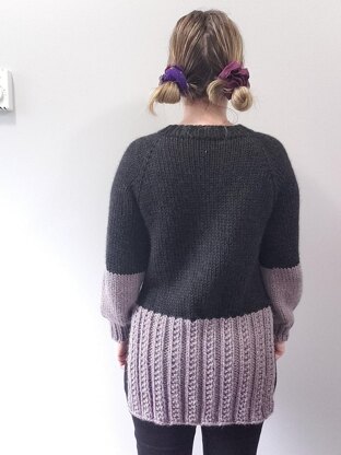 Lavender Dip Sweater